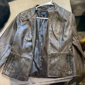 Womens leather jacket